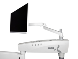Flexibele monitorarm, wit