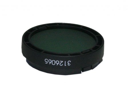 Groen filter  32mm, gemonteerd