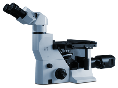 MET-400 trinocular metallurgical microscope, Siedentopf 30