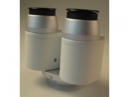 Binocular straight tube