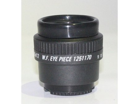 Wide field adjustable eyepiece 12.5x with eyecup