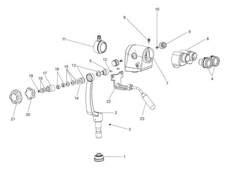 Oblique to eyepiece GN part