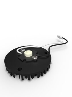 LED 3.4V / 1W mounted on heat sink