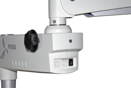 Parte porta microscopio-oculares microscopio Prima Mu Polarizado, cabezal Ergo