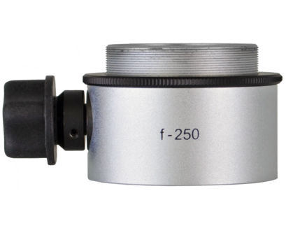 Objective lens WD=250mm with focusing mechanism and sterilizable cap