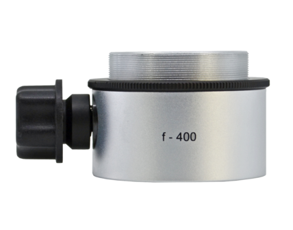 Objective lens WD=400mm with focusing mechanism and sterilizable cap