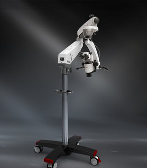 Magna microscope with floor mount