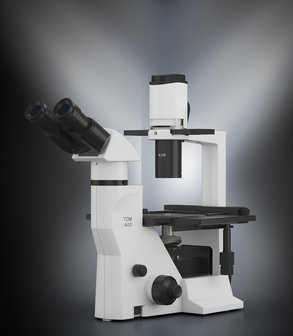 Microscopio trinocular invertido TCM400