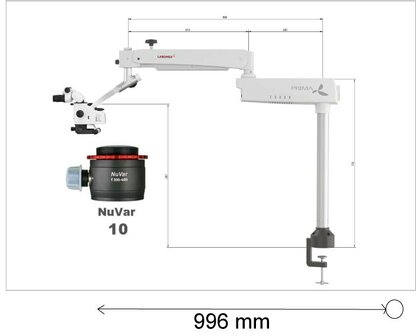 Prima Mu, Ergo, NuVar 10, Training microscope