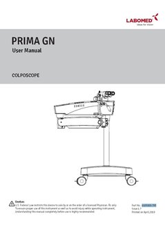 Gebruikershandleiding Prima GN
