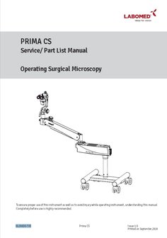Servicehandleiding Prima CS