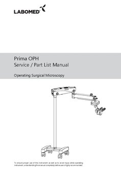 Service Manual Prima OPH