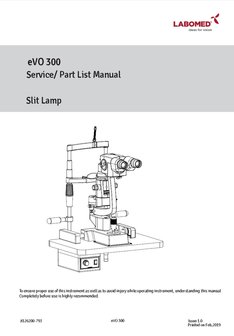 Servcie Manual eVO300