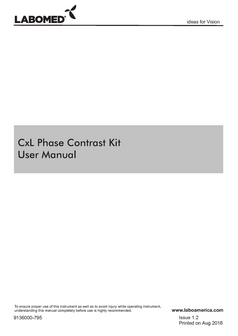 Manual CxL Phase Kit