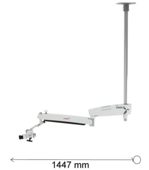 PRIMA ENT Microscope, ceiling mount, long arm