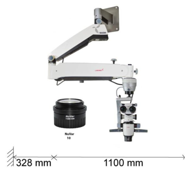 Microscopio Magna montaje a pared