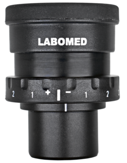 Wide field eyepiece 10x,  28 mm, diopter cross