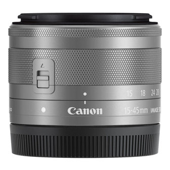 CANON EF-M 15-45MM F/3.5-6.3 IS STM ZILVER