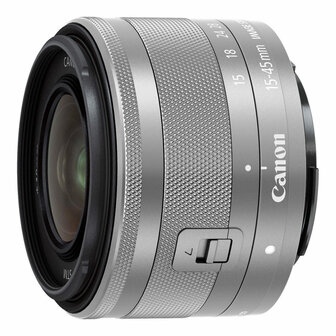 CANON EF-M 15-45MM F/3.5-6.3 IS STM ZILVER