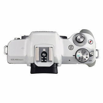 Canon EOS M50 Mark II body, white, 4K video