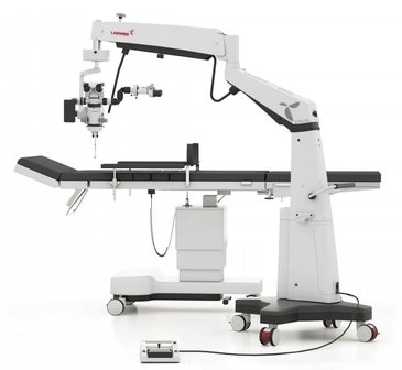 Stella OPH microscope with floor mount