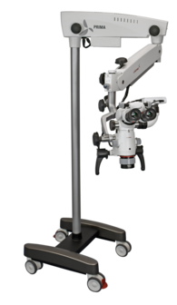 PrimaDNT Microscope Premium, mobile stand, NuVar 20