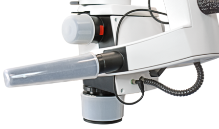 Magna FL microscope with floor mount