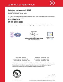 ISO 9001, 13485 and FDA