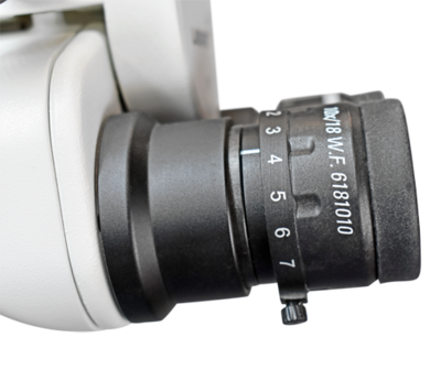PRIMA lite, con soporte a ruedas, lente CMO de 250 mm 