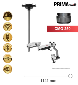 PRIMA swift Premium, Plafondmontage, CMO 250 mm