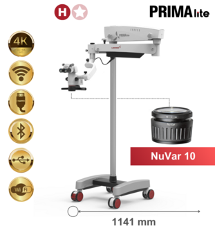 PRIMA lite Premium, con soporte a ruedas, NuVar 10