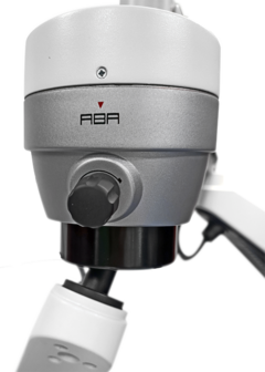 Magna FL microscope with floor mount