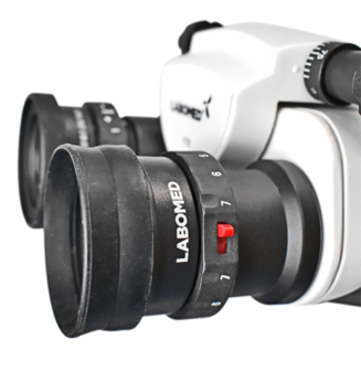 Magna FL microscope with floor mount