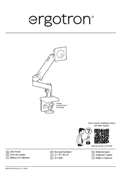 Manual Ergotron Monitor Arm