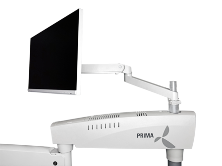 Flexibele monitorarm, wit