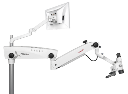 Flexibele monitorarm, wit