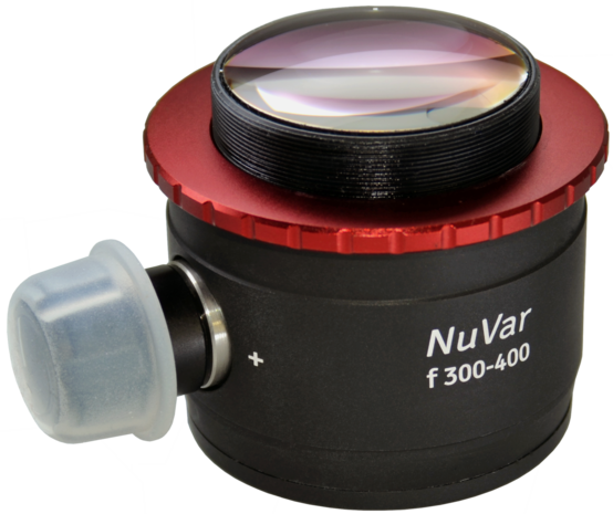 Objetivo variable NuVar 10 WD=220~320mm para Prima