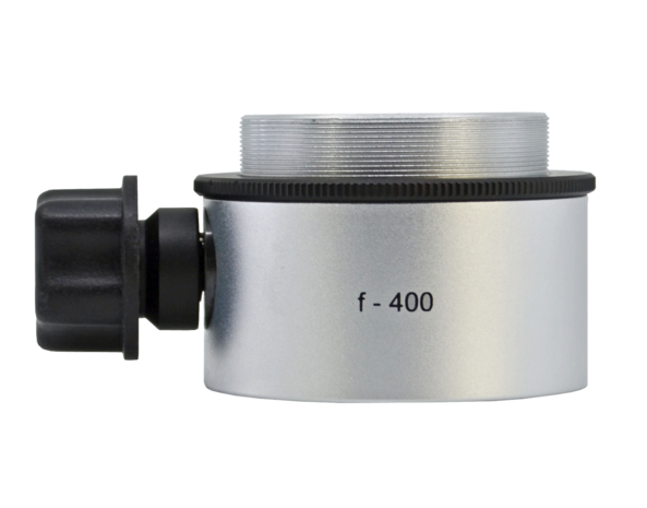 Objective lens WD=400mm with focusing mechanism and sterilizable cap