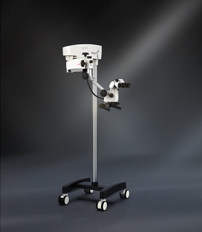 Microscopio Básico PRIMA DNT- con soporte móvil y brazo corto