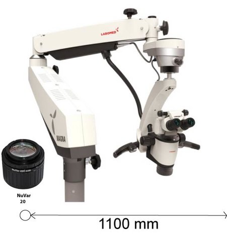 Magna microscope with floor mount, NuVar 20