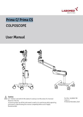 Gebruikershandleiding Prima C & Prima CS