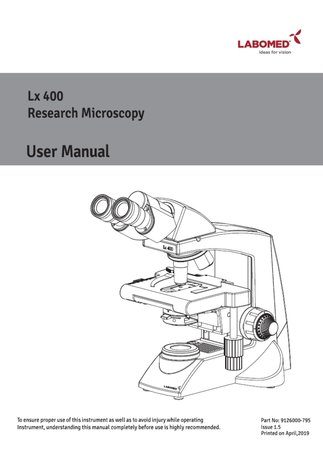 Manual Lx400