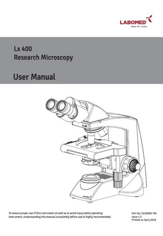 Gebruikershandleiding Lx400