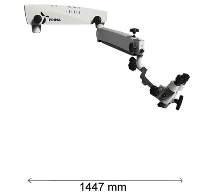 PRIMA ENT Microscope, without base, long arm