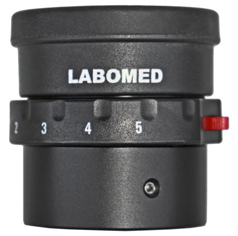 Wide field eyepiece 10x,  28 mm, diopter cross, Zeiss type