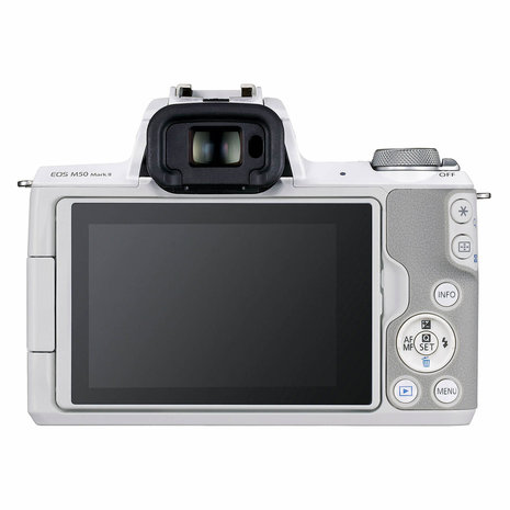 Canon EOS M50 Mark II body, white, 4K video