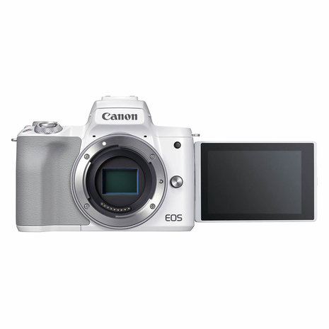 Canon EOS M50 Mark II body, white, 4K video