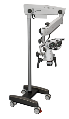 Prima DNT Microscope Premium, mobile stand, NuVar 20, Lumix