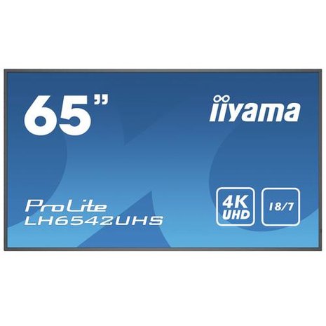 65" Professional Digital Signage display 163,8cm and 4K UHD resolution