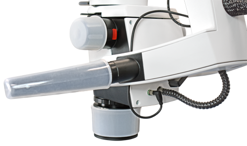 Magna FL microscope with floor mount